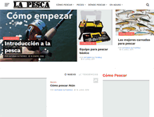 Tablet Screenshot of lapesca.org